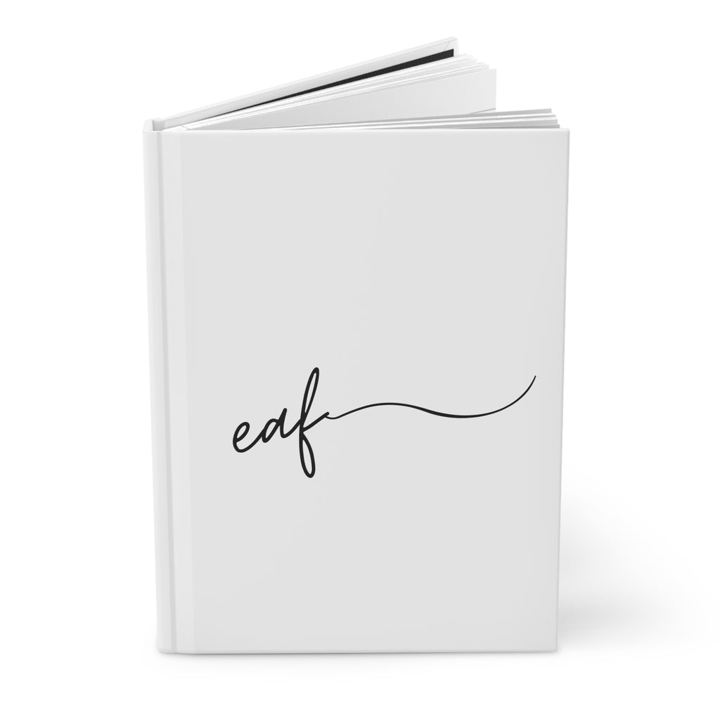 Progress Over Perfection Hardcover Journal — Minimal Matte Notebook for Goals & Daily Reflection