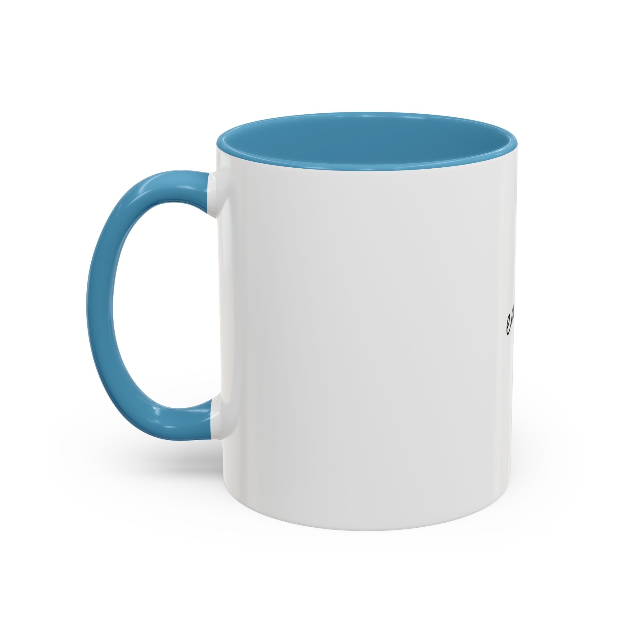 My Signature Accent Coffee Mug - Personalized Monogram Ceramic Cup