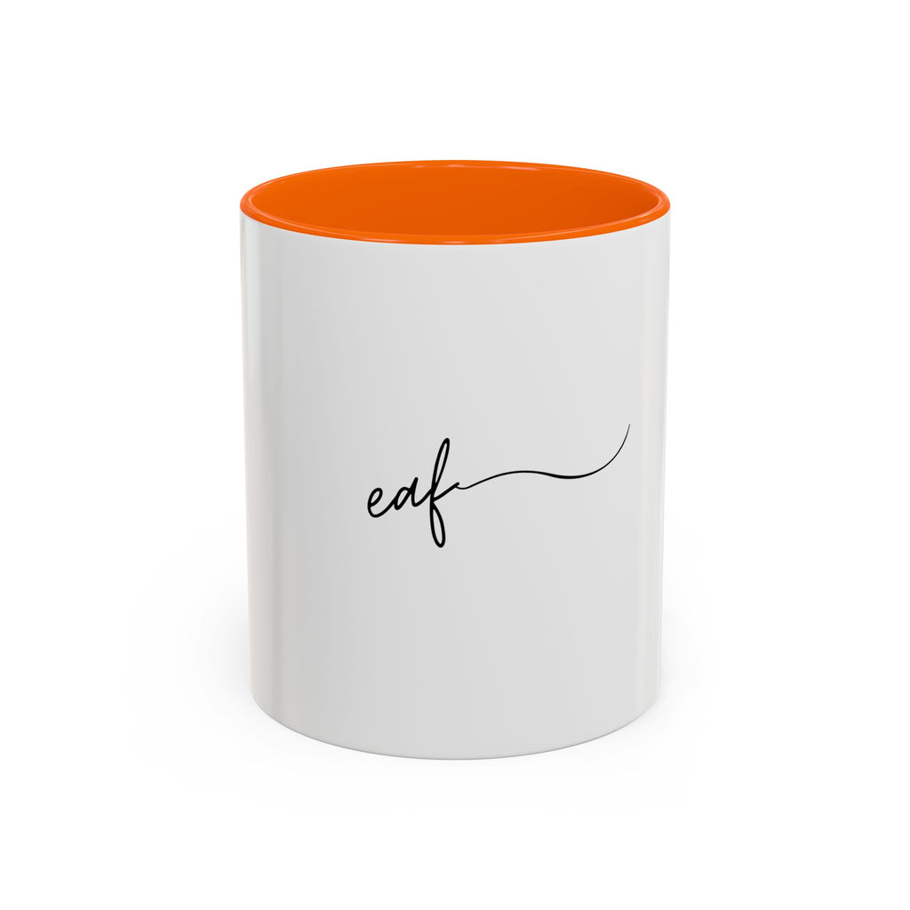 My Signature Accent Coffee Mug - Personalized Monogram Ceramic Cup