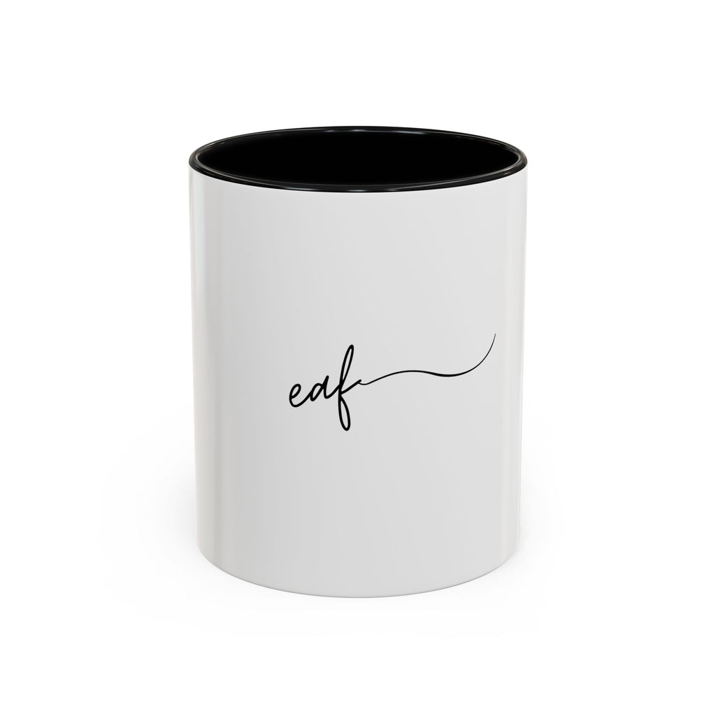 My Signature Accent Coffee Mug - Personalized Monogram Ceramic Cup