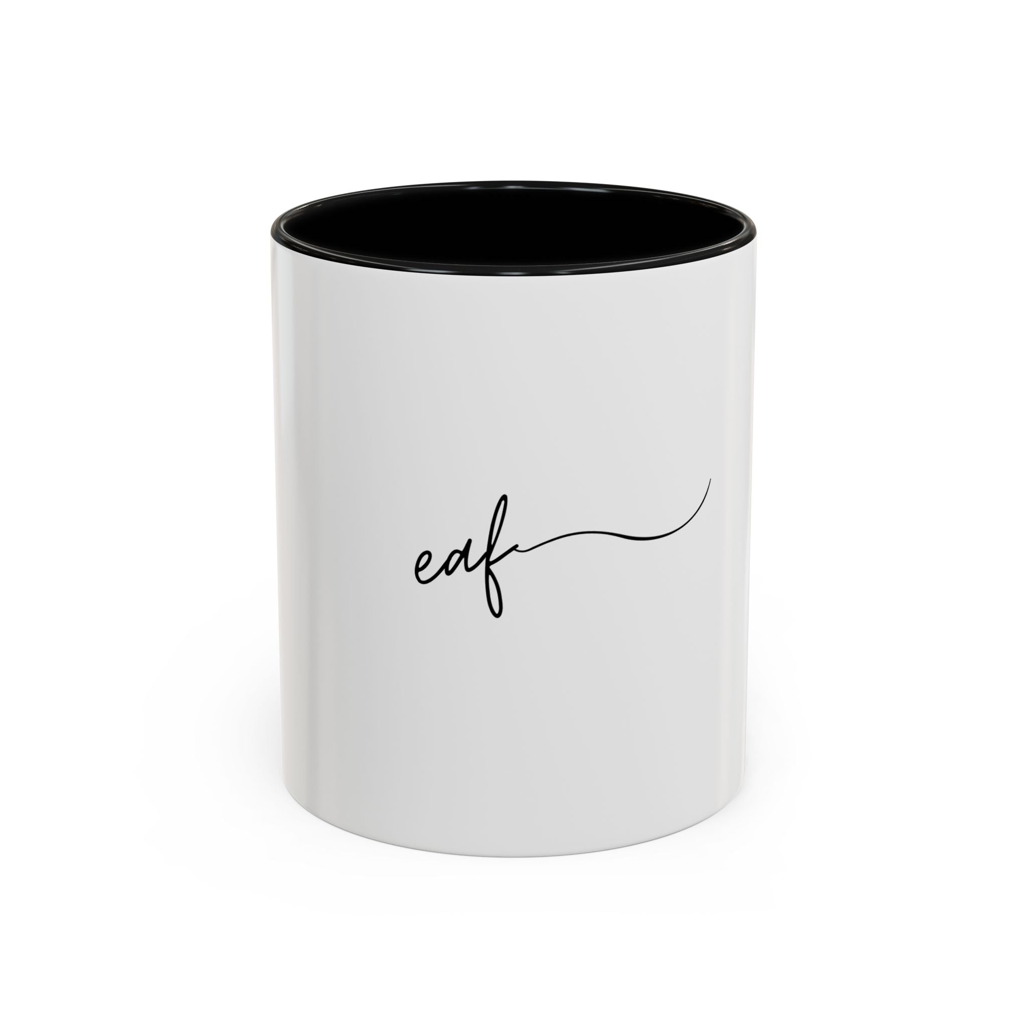 My Signature Accent Coffee Mug - Personalized Monogram Ceramic Cup