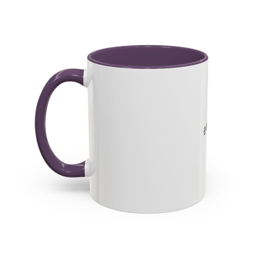 My Signature Accent Coffee Mug - Personalized Monogram Ceramic Cup