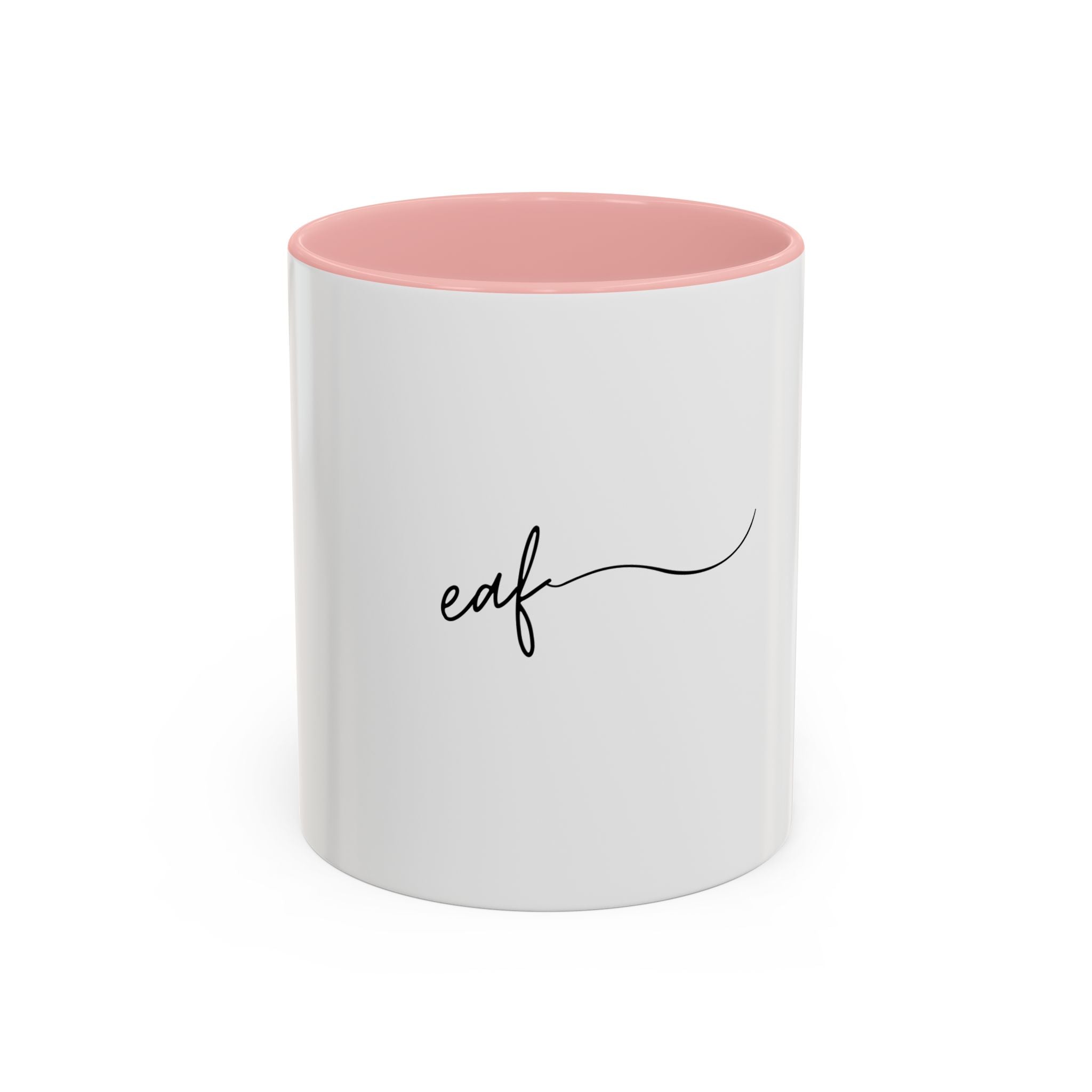 My Signature Accent Coffee Mug - Personalized Monogram Ceramic Cup