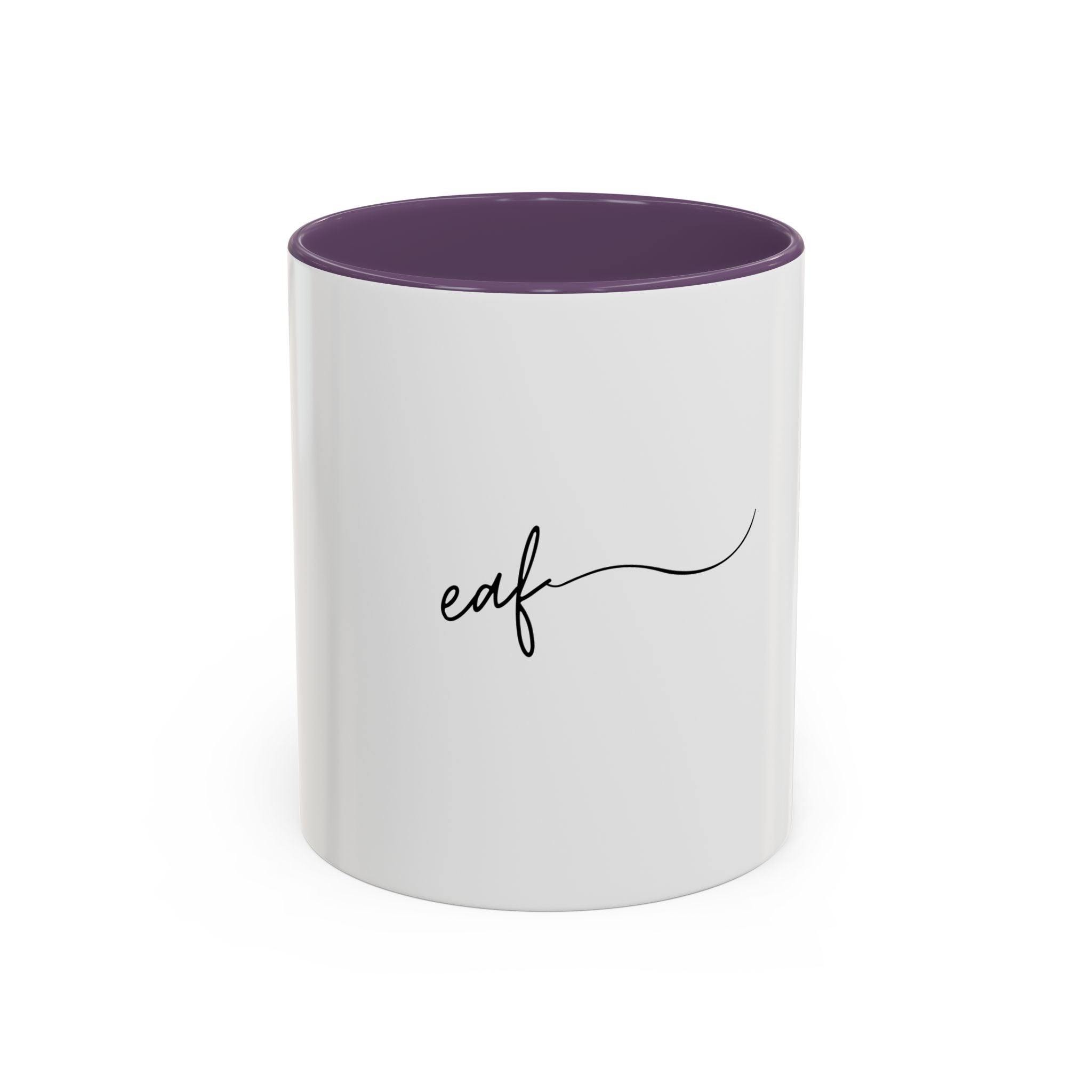 My Signature Accent Coffee Mug - Personalized Monogram Ceramic Cup