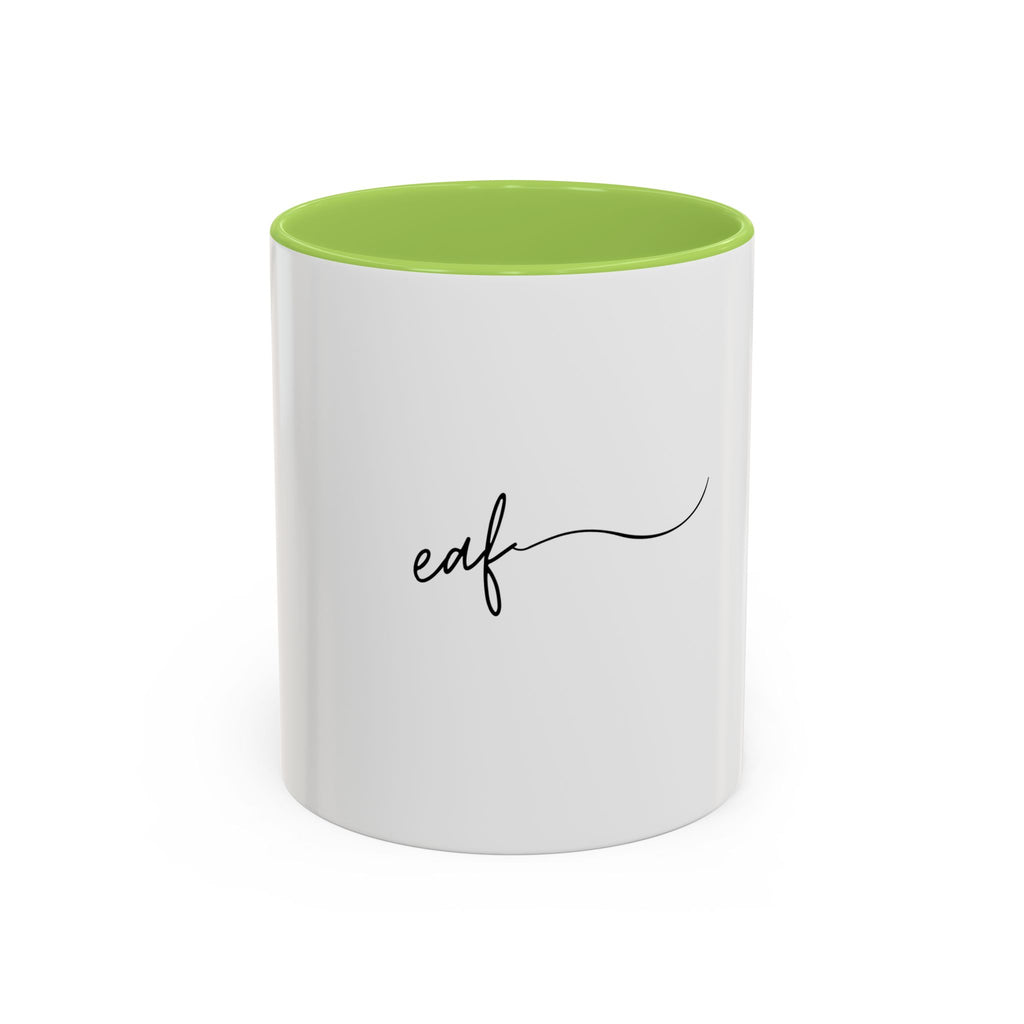 My Signature Accent Coffee Mug - Personalized Monogram Ceramic Cup