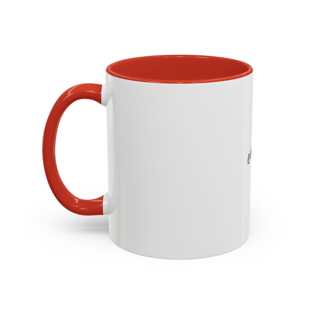 My Signature Accent Coffee Mug - Personalized Monogram Ceramic Cup