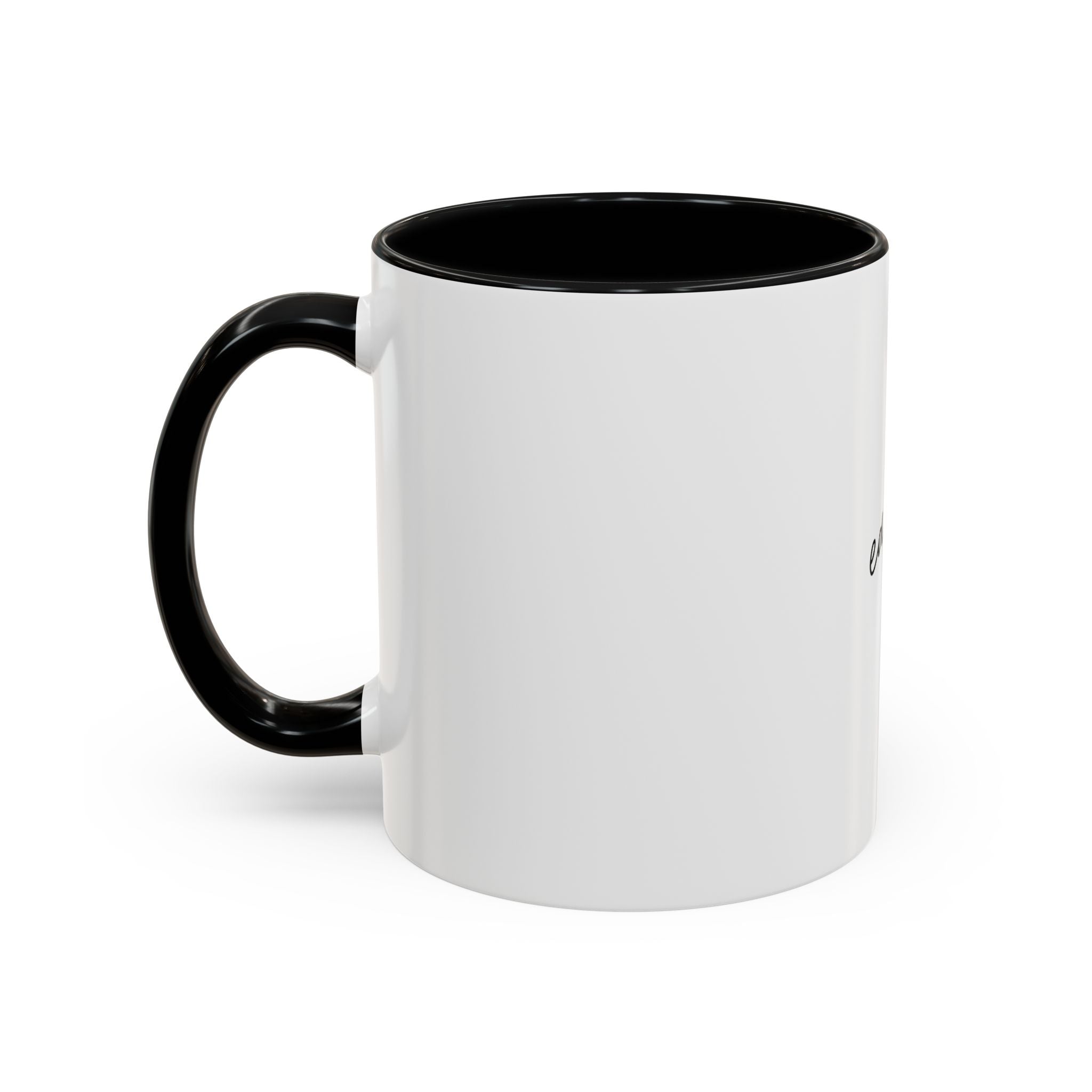 My Signature Accent Coffee Mug - Personalized Monogram Ceramic Cup