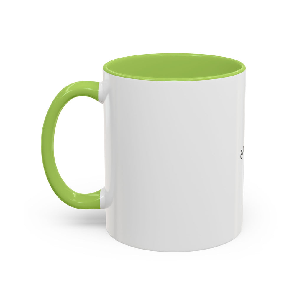 My Signature Accent Coffee Mug - Personalized Monogram Ceramic Cup