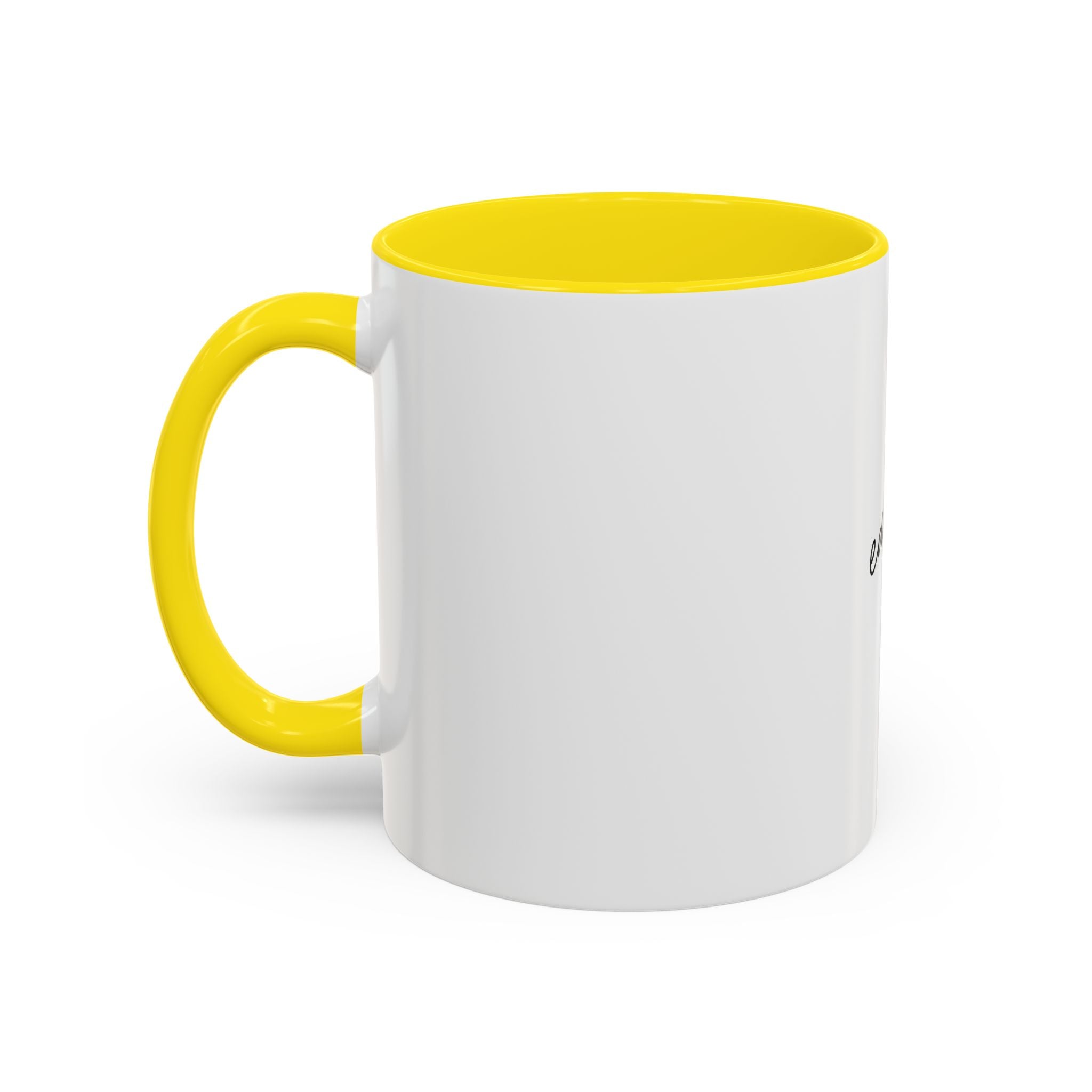 My Signature Accent Coffee Mug - Personalized Monogram Ceramic Cup