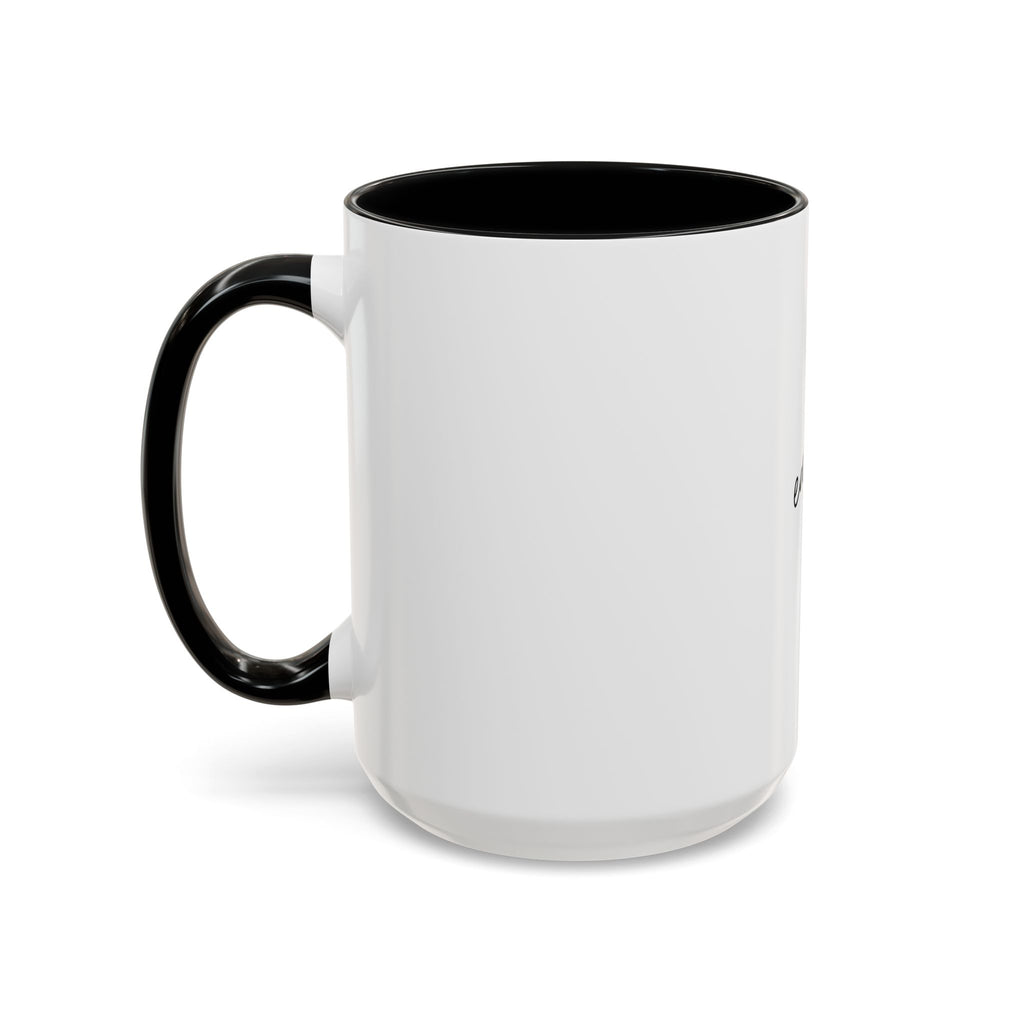 My Signature Accent Coffee Mug - Personalized Monogram Ceramic Cup
