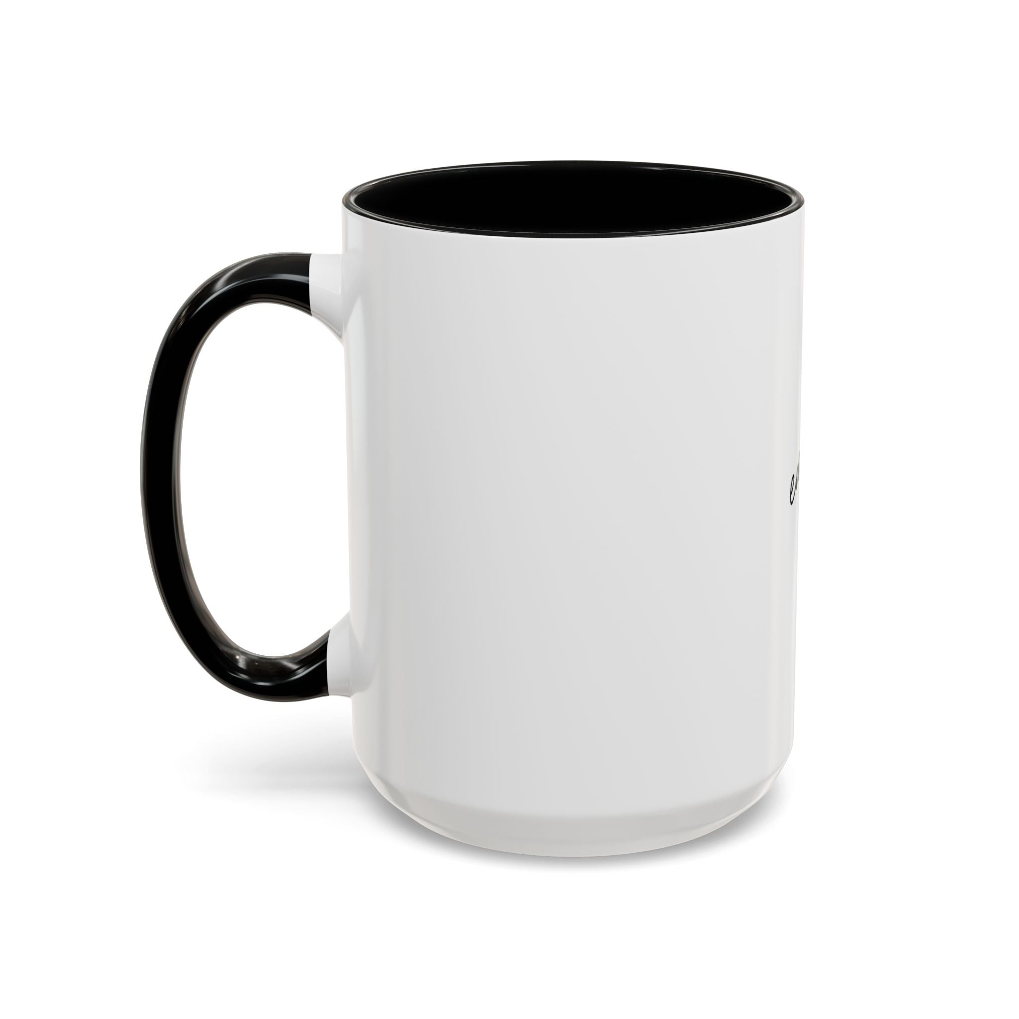 My Signature Accent Coffee Mug - Personalized Monogram Ceramic Cup