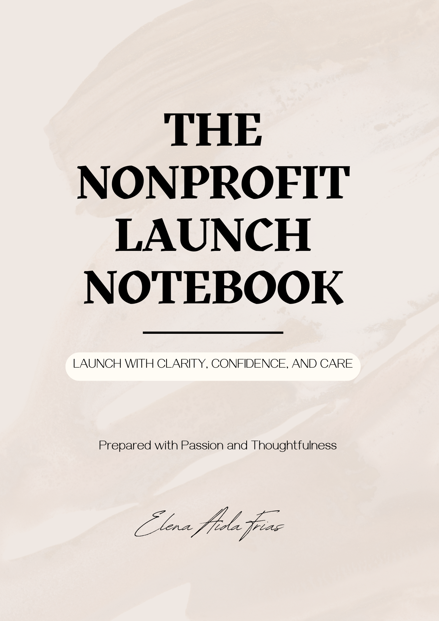 The NonProfit Launch Notebook